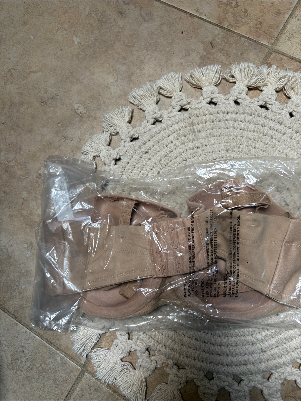 NWT new NIP Fantasie bra FL 4530 smoothing strapless w straps 32DD nude. Beige - Picture 9 of 9